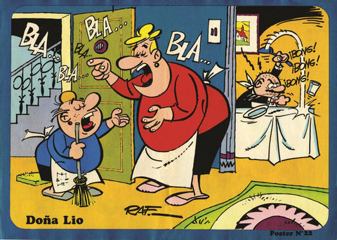 Poster DIN 4 numero 0078: Doña Lio (Raf),  serie Bruguera