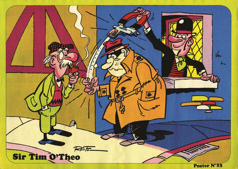 Poster DIN 4 numero 0079: Sir Tim O'Theo (Raf),  serie Bruguera