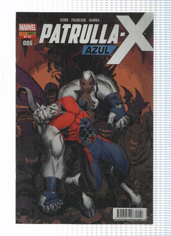 Panini: Patrulla-X Azul num. 57 año 6, 2018 - Redoblemos el trabajo y el afan partes 2 y 3