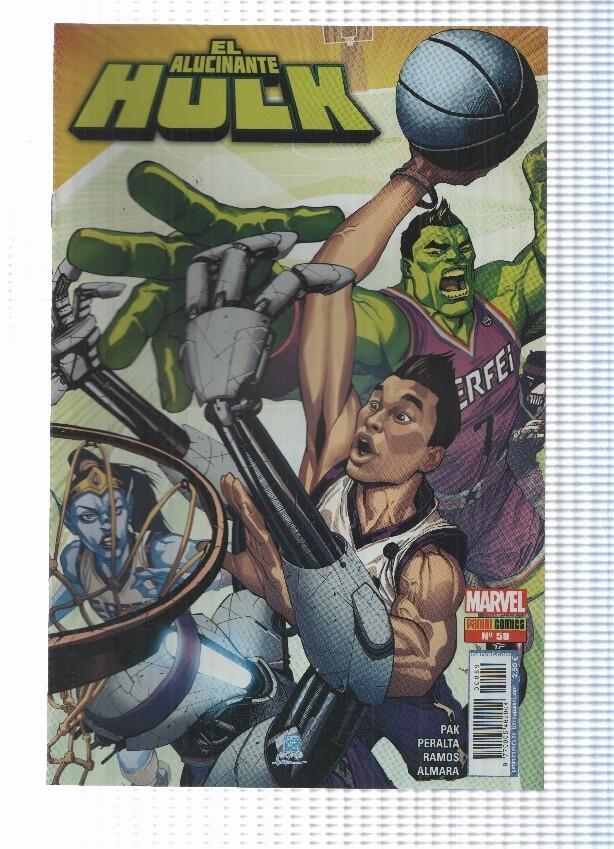 Panini: El alucinante Hulk num 59 año 6, 2017. Pak-Peralta-Ramos-Almara