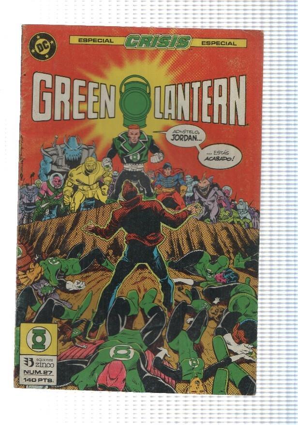 Zinco: Green Lantern num 27. Especial Crisis