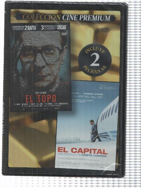 2 peliculas: El Topo de Gary Oldman, el Capital (Costa-Gavras). Coleccion Cine Premium