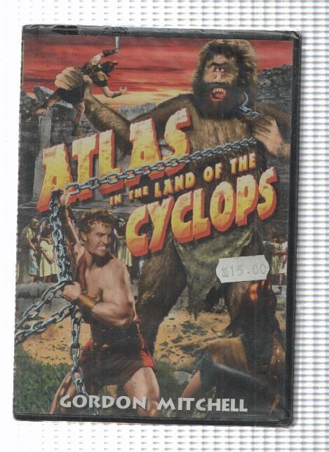 Pelicula DVD: Atlas in the land of the Cyclops - Gordon Mitchell (1961), director: Antonio Leonviola