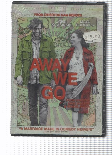 Pelicula DVD: Away we go from director Sam Mendes. John Krasinski-Maya Rudolph