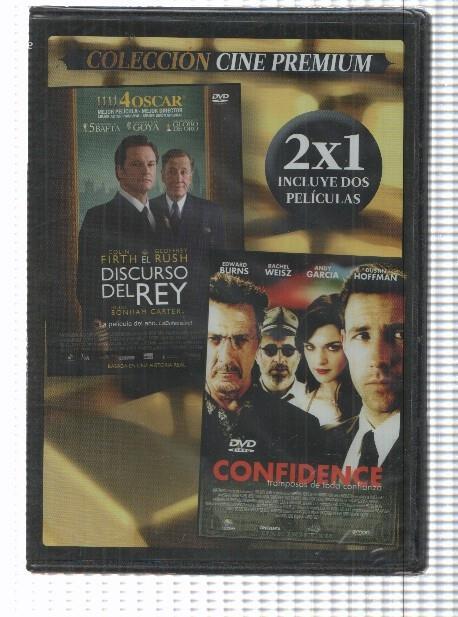 2 Peliculas DVD: El Discurso del Rey - Confidence (Coleccion Cine Premium)