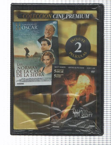 2 Peliculas DVD: Las normas de la casa de Sidra y El talento de Mr. Ripley (Coleccion Cine Premium)