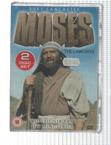 Pelicula DVD (2 disc): Moses the lawgiver (1975) - Burt Lancaster. Six Part TV Mini-Series