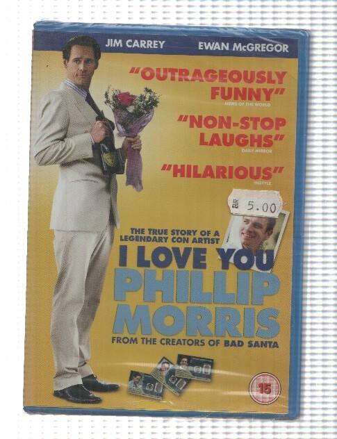 Pelicula DVD: I love you Phillip Morris. Jim Carrey - Ewan McGregor