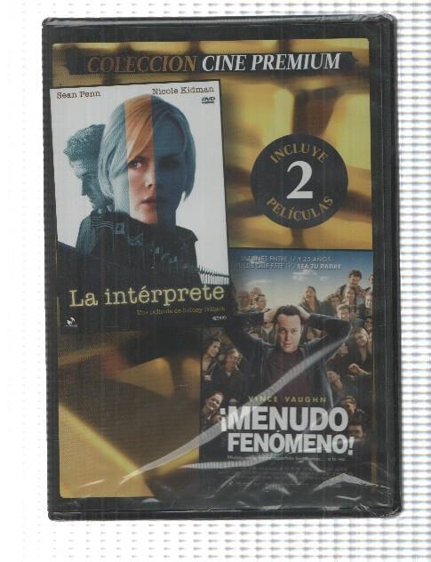 2 Peliculas DVD: La interprete (Nicole Kidman) y Menudo fenomeno (Coleccion Cine Premium)