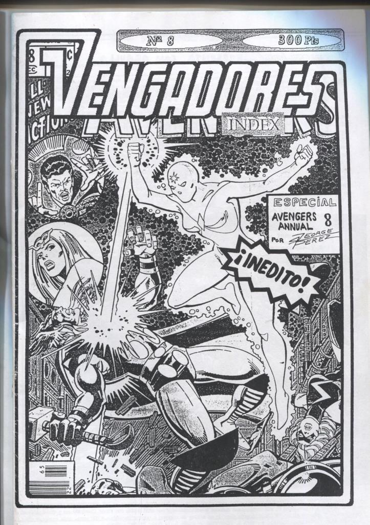 Fanzine: Vengadores Index numero 08: especial avenger annual 8 por george perez