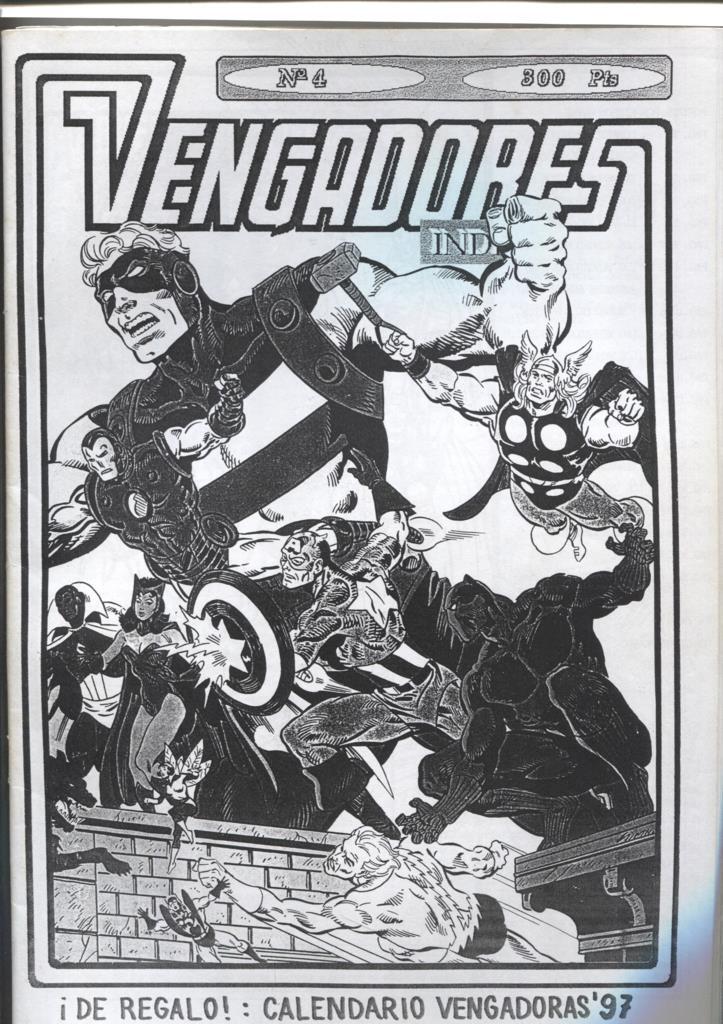 Fanzine: Vengadores Index numero 04: sigue el repaso edicion vertice de la serie