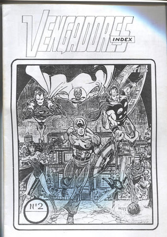 Fanzine: Vengadores Index numero 02: repaso edicion carton Vertice numero 8 al 18