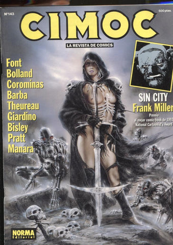 Cimoc revista numero 143: Sin City de Frank Miller