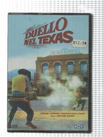 Pelicula DVD: Duello nel Texas (1963) - Richard Harrison, Giacomo Rossi. regia di Richard Blasco
