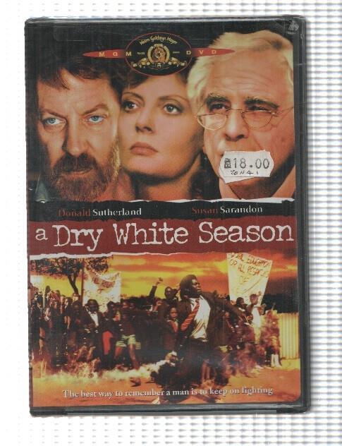 Pelicula DVD: A dry white season - Donald Sutherland, Susan Sarandon