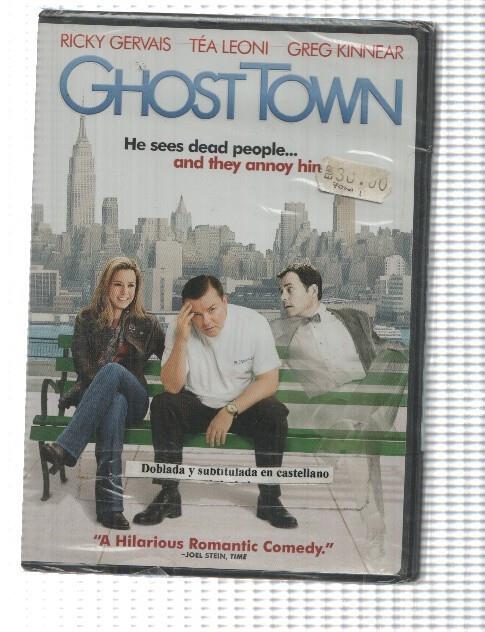 Pelicula DVD: Ghost Town (2008) - Ricky Gervais, Tea Leoni, Greg Kinnear