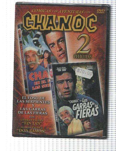 2 peliculas DVD: Chanoc en el Foso de las serpientes y Chanoc en las garras de las fieras
