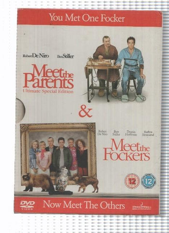 2 peliculas (2 DVD): Meet the Parents - Meet the Fockers. Robert De Niro, Ben Stiller, Hoffman, Streisand