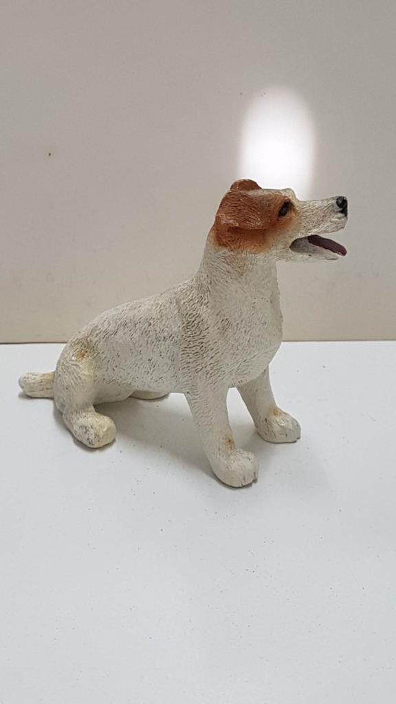 Figura de perro resina: Jack Russell Terrier de 7x9 cm