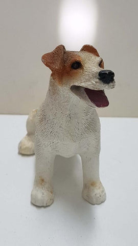 Figura de perro resina: Jack Russell Terrier de 7x9 cm