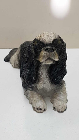 Figura de perro resina: Cavalier King Charles Spaniel de 6x10 cm