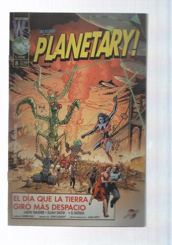 World Comics: Planetary num 08 - El dia que la Tierra giro mas despacio. Warren Ellis, Cassaday