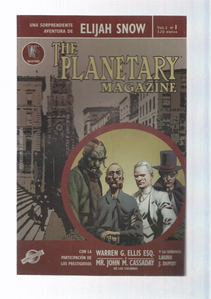 World Comics: Planetary vol. 2 num 01 - Siglo. Warren Ellis-Cassaday