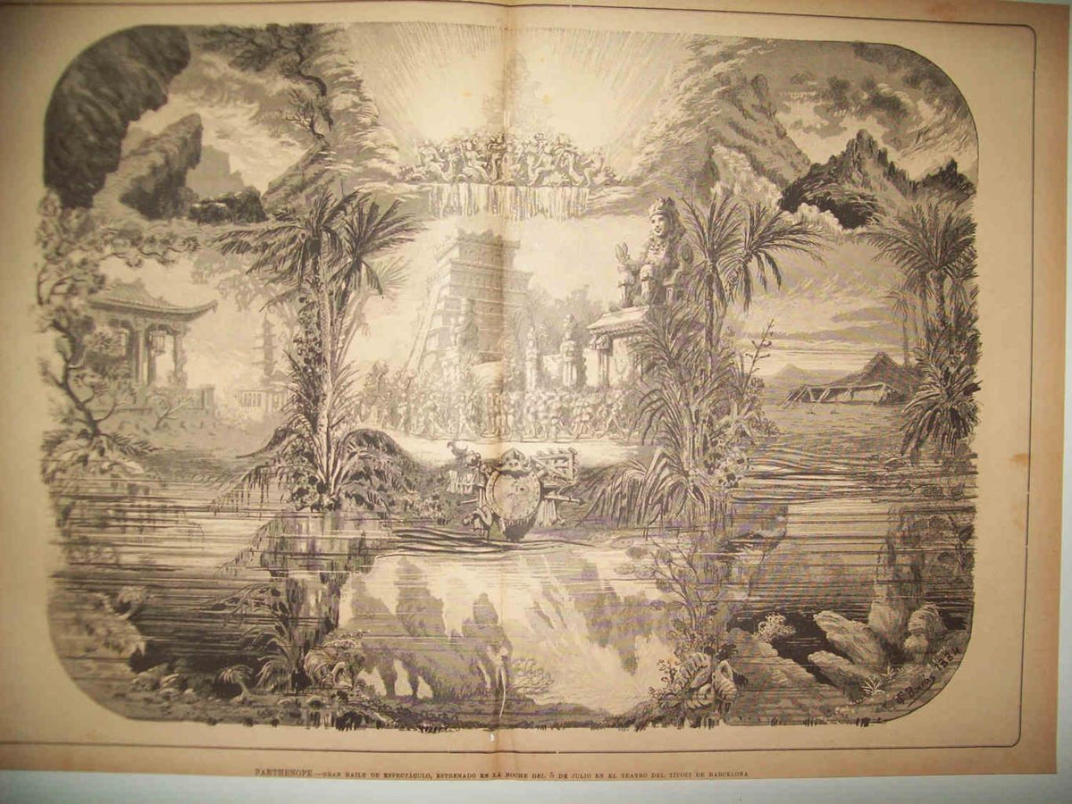 LAMINA 13421: Parthenope, estrenado en el Teatro Tivoli de Barcelona el 5 de julio de 1884