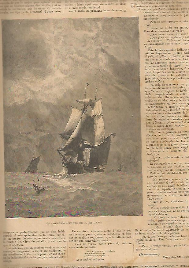 LAMINA 13417: Un chubasco, por F. de Haas