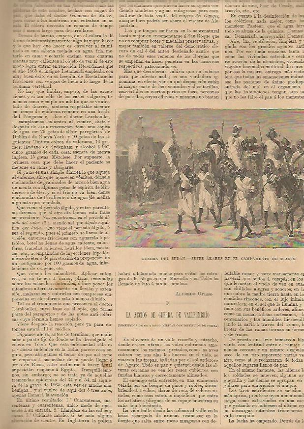 LAMINA 13428: Guerra del Sudan, jefes arabes en el campamento de Suakim