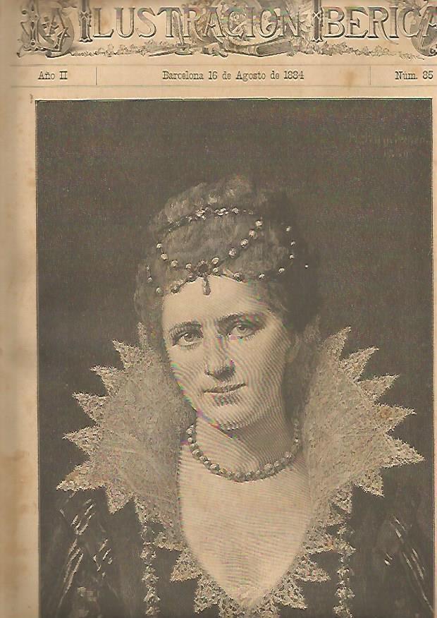 LAMINA 13440: Dama del tiempo de Isabel de Inglaterra