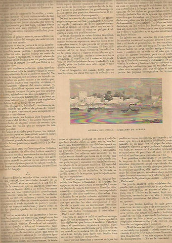 LAMINA 13429: Guerra del Sudan, astillero de Berber