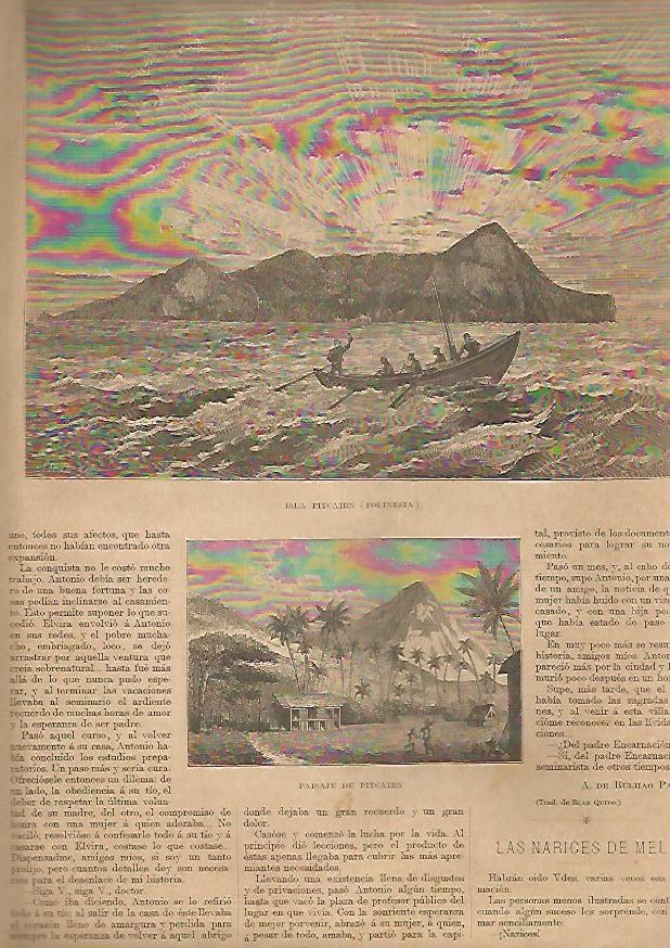 LAMINA 13341: Isla Pitcairn en Polinesia