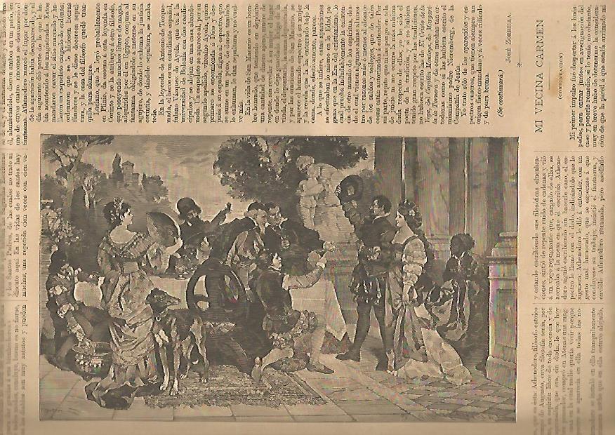 LAMINA 13350: La visita, por Becker