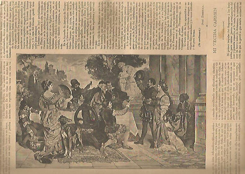 LAMINA 13350: La visita, por Becker