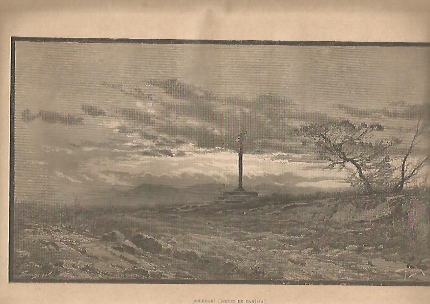 LAMINA 13367: Soledad, dibujo de Pahissa