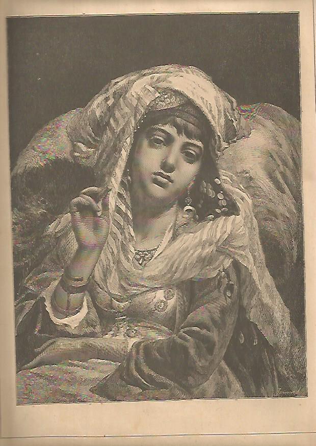 LAMINA 13387: La flor del harem, por F. A. Bridgman