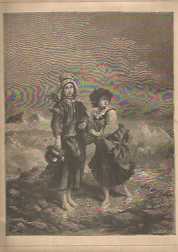 LAMINA 13373: Las hijas del pescador, por Lejeune