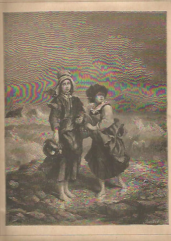 LAMINA 13373: Las hijas del pescador, por Lejeune