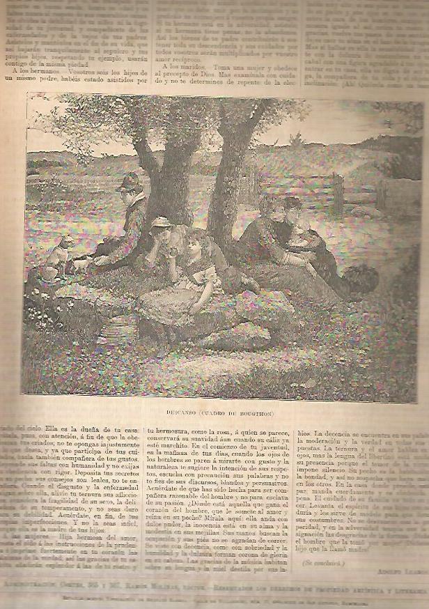 LAMINA 13545: Descanso, por Bougthon