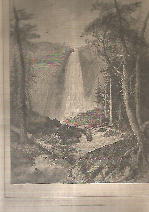 LAMINA 13527: Cascada de Sierra Nevada en California