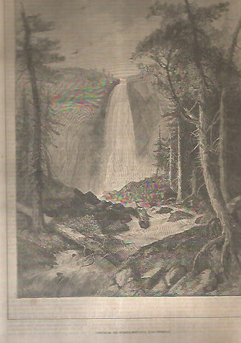LAMINA 13527: Cascada de Sierra Nevada en California