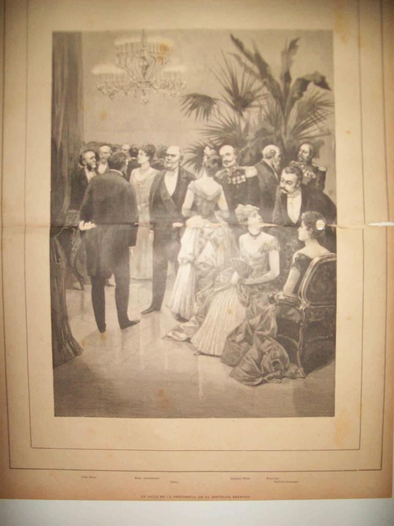 LAMINA 13554: Baile en la Presidencia de Francia