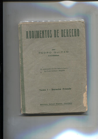 Rudimentos de derecho