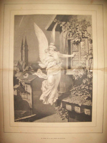 LAMINA 13479: El angel de la vida, por Kaulbach