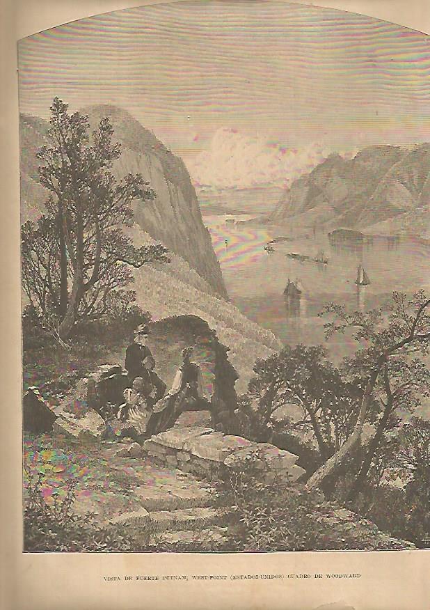 LAMINA 13469: Vista de Fuerte Putman en West Poit, Estados Unidos