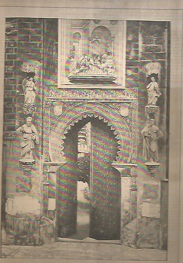 LAMINA 13508: Puerta del Perdon de la Catedral de Sevilla