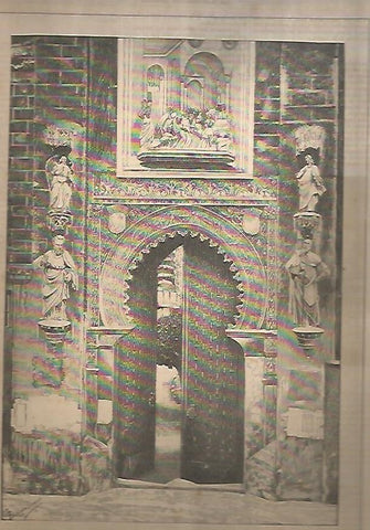 LAMINA 13508: Puerta del Perdon de la Catedral de Sevilla