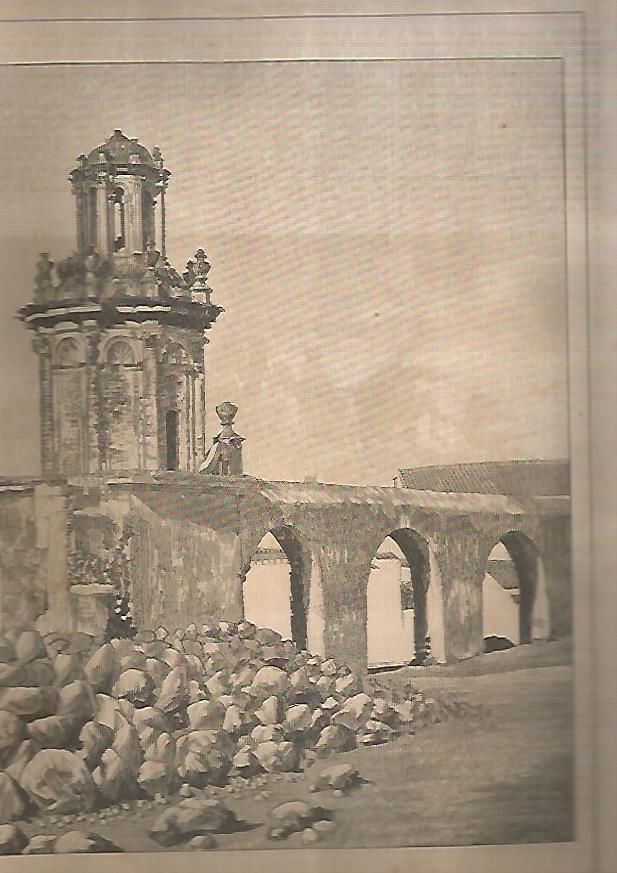LAMINA 13501: Torre del acueducto en Evora, Portugal