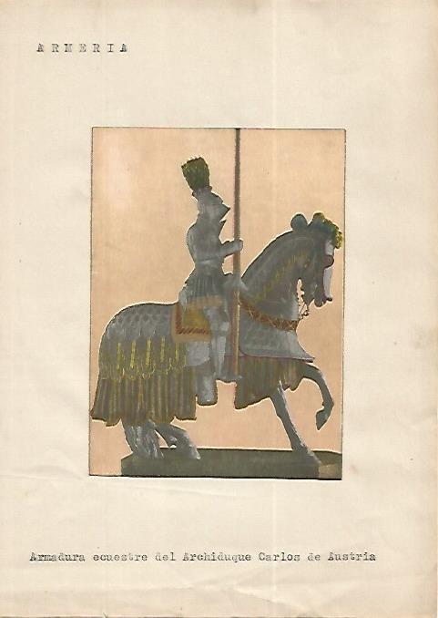 LAMINA 13170: Armadura ecuestre del Archiduque Carlos de Austria